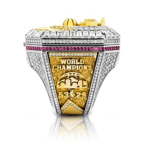 The Denver Nuggets' 2023 NBA championship rings unveiled