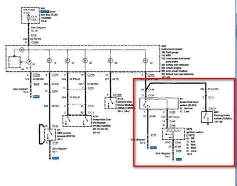 2000 Ford Ranger Brake Light Wiring Diagram