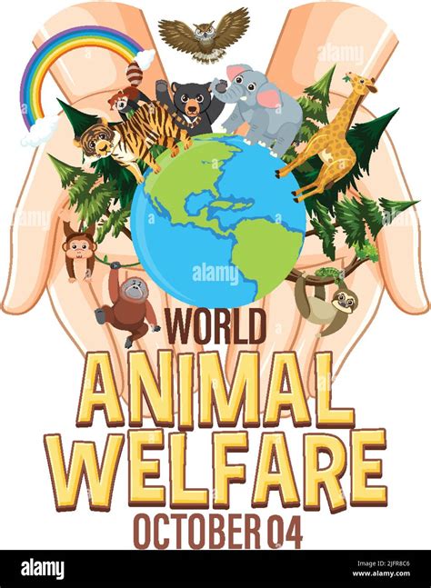 World Animal Welfare Day Poster illustration Stock Vector Image & Art ...