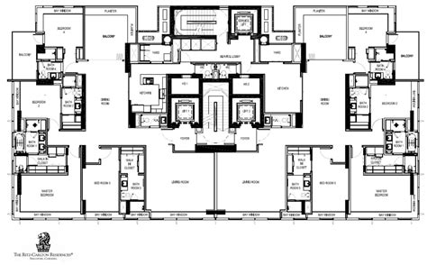 The Ritz-Carlton Residences Typical Floor Plans And Units Mix