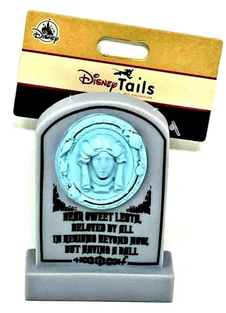 DISNEY DOG TAILS Parks Haunted Mansion Madame Leota Tombstone Squeeze ...