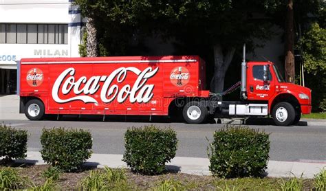 Coca Cola delivery truck editorial image. Image of coke - 20656310