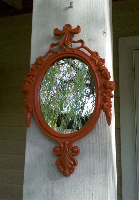 Decorative Frame or Mirror in Burnt Orange | Etsy | Frame decor, Mirror ...