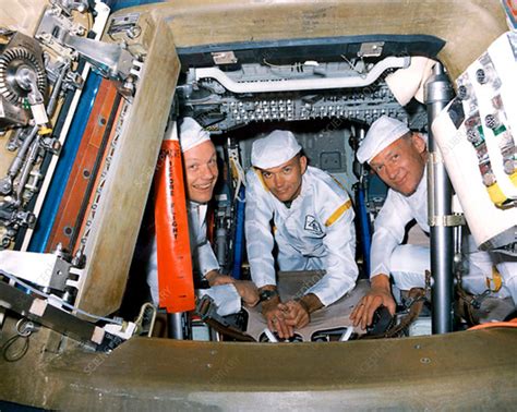 Apollo 11 crew training, June 1969 - Stock Image - C042/1705 - Science Photo Library