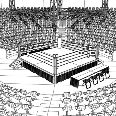 Boxing Ring Drawing at GetDrawings | Free download