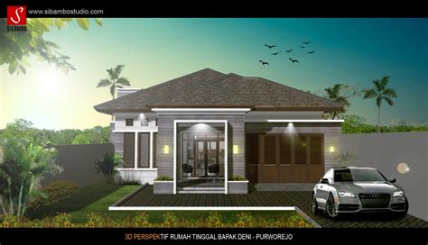 Desain Rumah Atap Jurai Minimalis Satu Lantai Dilahan 43x13 m Tak ...