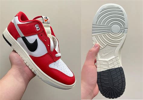 Nike Dunk Low "Red/White" Tri-Colored Outsole | SneakerNews.com