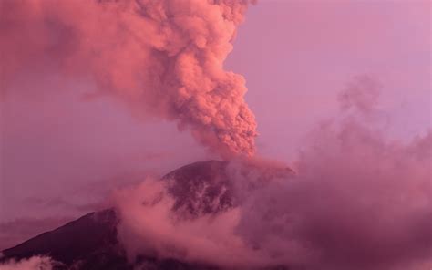 stratovolcano, Ash, Cloud, Eruption, Volcano, Ecuador, Cordillera, Oriental, Tungurahua ...