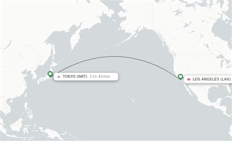 Direct (non-stop) flights from Los Angeles to Tokyo - schedules - FlightsFrom.com