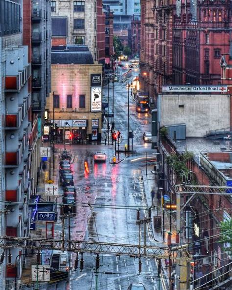 Manchester Skyline Night Stock Photos, Pictures & Royalty-Free Images ...