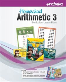 Abeka Grade 3Arithmetic 3Curriculum LessonPlans - CES Books