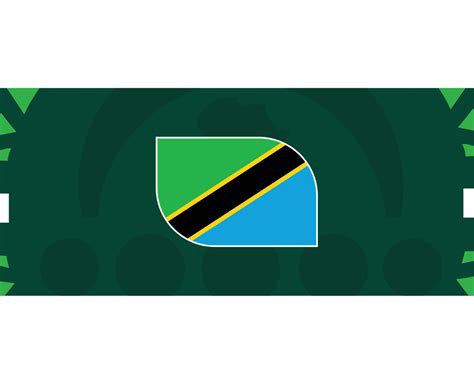 Tanzania Emblem Flag African Nations 2023 Teams Countries African Football Symbol Logo Design ...