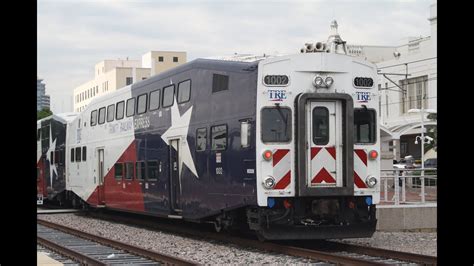 Trinity Railway Express #1007 Departs Fort Worth - YouTube