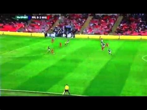 Callum Mcmanaman goal FA CUP SEMI FINAL - YouTube