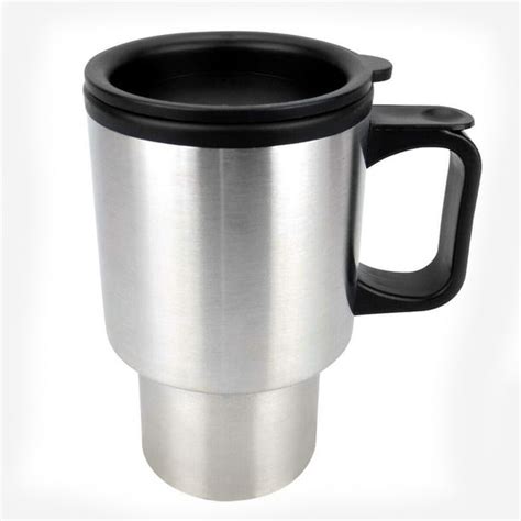 Stainless Steel Coffee Mug - Coffee Mug with Lid and Handle - 14oz ...