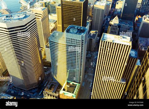 Aerial view of skyscrapers Stock Photo - Alamy