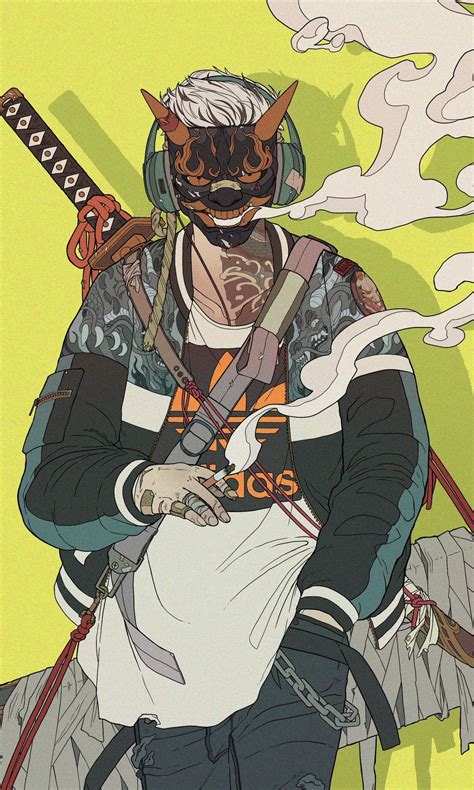 Download Modern Day Samurai Art Wallpaper | Wallpapers.com