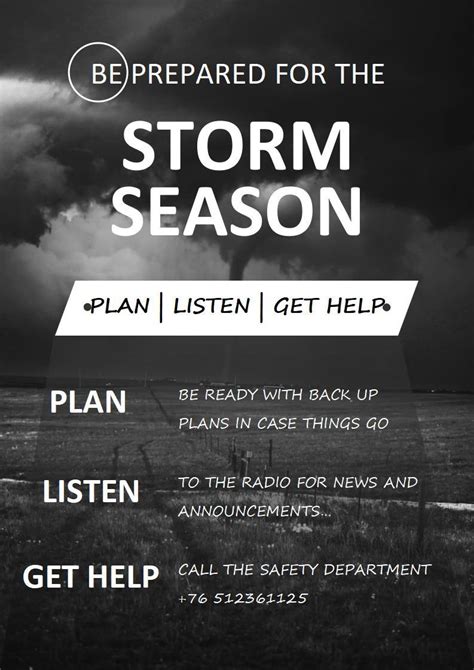 WORD of Natural Disaster Awareness Poster.docx | WPS Free Templates