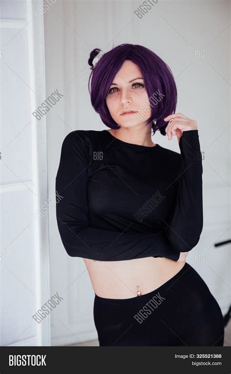 Girl Anime Purple Hair Image & Photo (Free Trial) | Bigstock