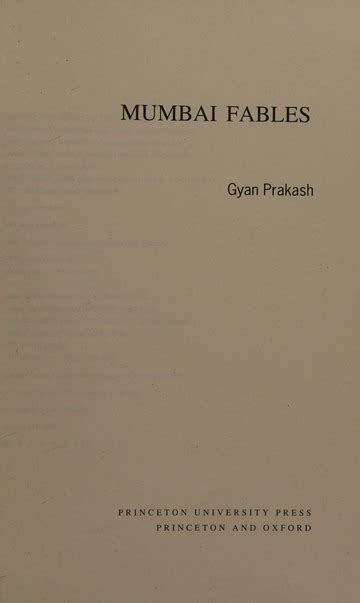 Mumbai fables : Prakash, Gyan, 1952- : Free Download, Borrow, and Streaming : Internet Archive