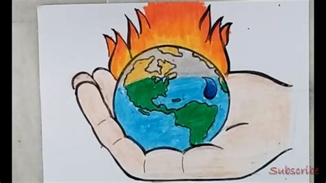 Global Warming Drawing