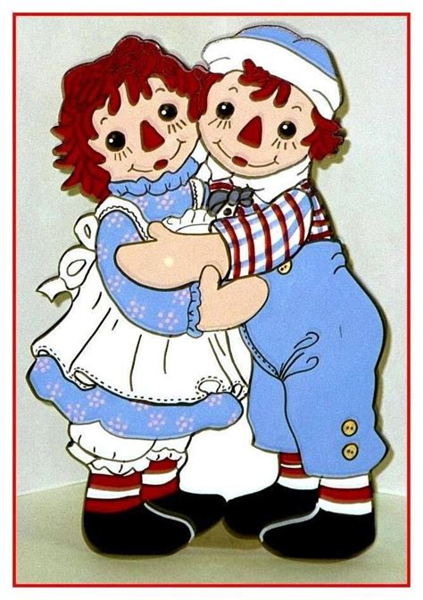 Raggedy Ann is a rag doll with red yarn for hair and has a triangle nose. Johnny Gruelle ...