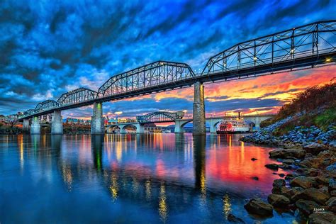 Chattanooga Sunset 3 by Steven Llorca | Road trip usa, Road trip destinations, Chattanooga