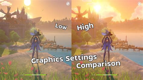 Genshin Impact - Graphics Settings Comparison [PC] - YouTube