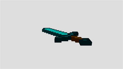 Minecraft diamond sword - Download Free 3D model by Mohammadxom ...