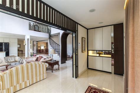 Classic Contemporary Foyer Living Room bungalow design ideas & photos Malaysia | Atap.co