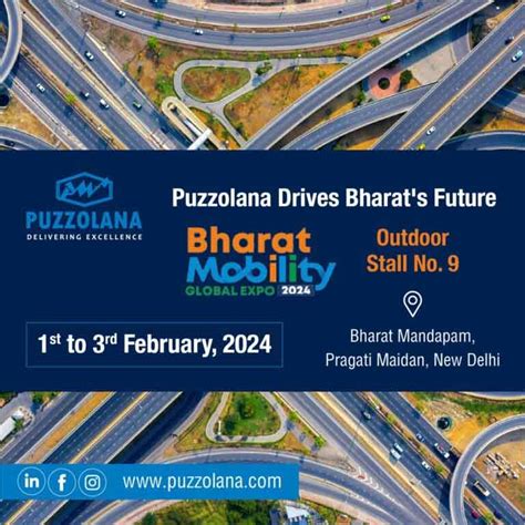 Bharat Mobility Global Expo - 2024 (1st-3rd February) - Puzzolana