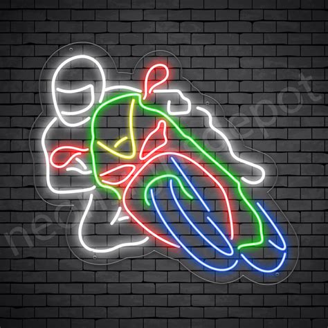 Motorcycle Neon Sign Bike Riders Style - Neon Signs Depot