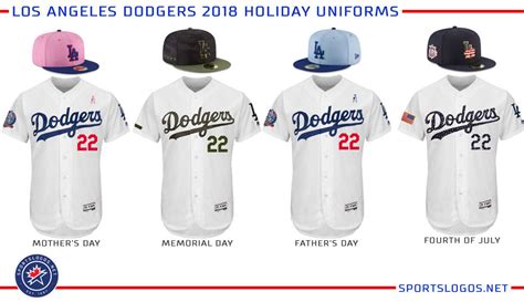 Los Angeles Dodgers 2018 Holiday Uniforms – SportsLogos.Net News