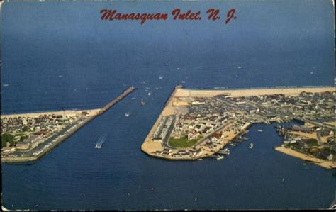 Aerial View Of Manasquan Inlet New Jersey