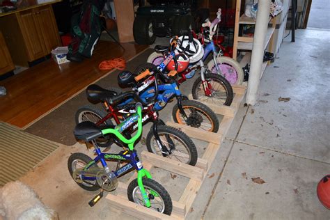 DIY Garage Bike Rack | Kids bike storage, Diy bike rack, Garage bike