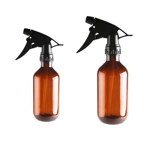 2pcs Cleaning Spray Bottle Watering Can Water Pressure Watering Sprayer Brown Color (240ml ...