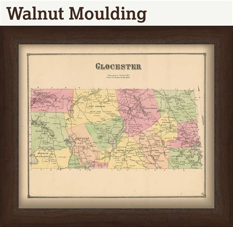 GLOCESTER Rhode Island 1870 Map | Etsy