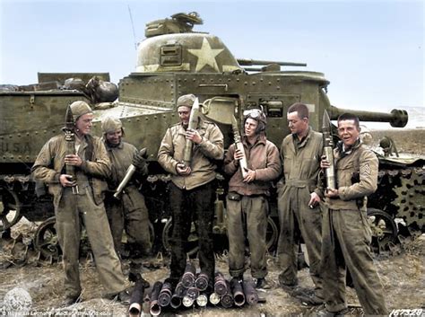 War machines of World War Two brought to life with colour | Daily Mail Online