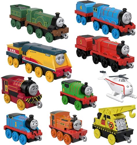 Thomas & Friends TrackMaster Sodor Steamies 10-Pack Diecast Toy Trains ...