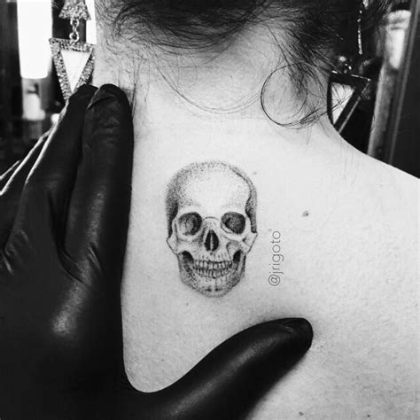 Skull Tattoo Minimal - Viraltattoo