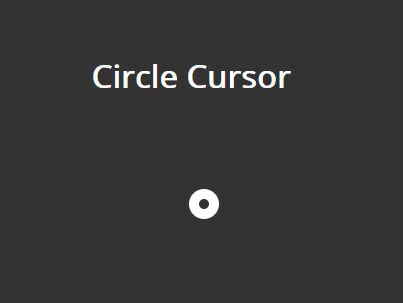 Circular Cursor Image With jQuery And CSS3 - Circle Cursor | Free jQuery Plugins