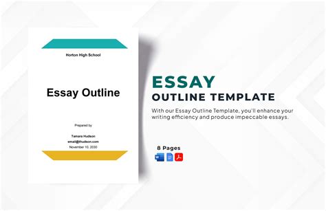 Essay Outline Template in PDF, Word, Google Docs - Download | Template.net