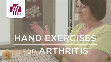 Exercises For Hand Arthritis Exercises