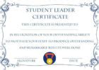 Student Leadership Certificate: 10+ Best Student Leadership within Best Leadership Award ...