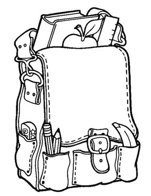 Coloring Pages Backpack