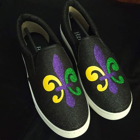 Mardi Gras Slip on Shoes /mardi Gras Shoes | Etsy