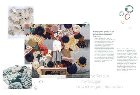 Artist Interview Magazine Layout on Behance