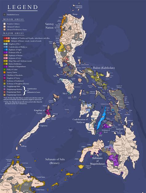 Pre-colonial Map of the Philippines : r/Philippines