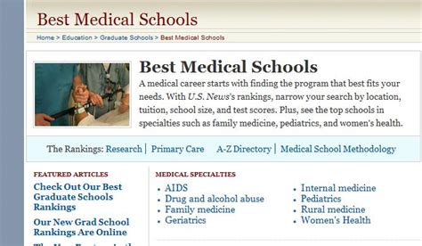 Medical School of Hard Knocks: Medical School Rankings / Top Medical Schools