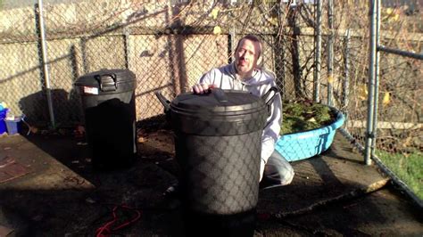 DIY Rotating Compost Bin (Tumbler) for $12 - YouTube